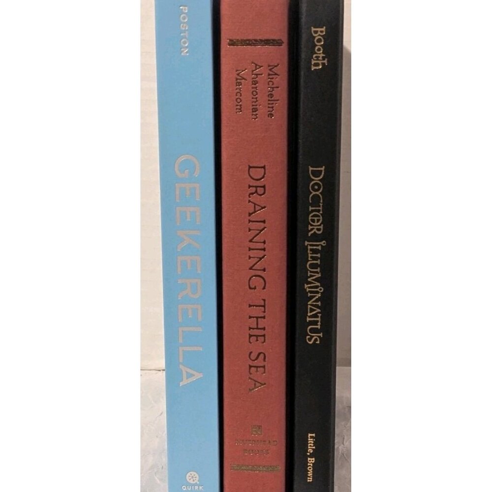 Set Of 3 Books Decor Color Coding Moody Academia Hardcover Home Staging Library - Picture 5 of 7